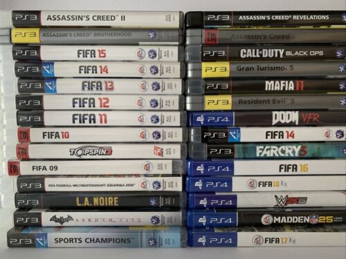 Sony Playstation 3 / 4 PS3 PS4 Spiele Sammlung Top Games FSK18
