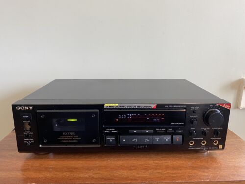 Sony Stereo Cassette Deck Recorder TC-RX77ES PARTS ONLY POWERS ON HX Pro Dolby