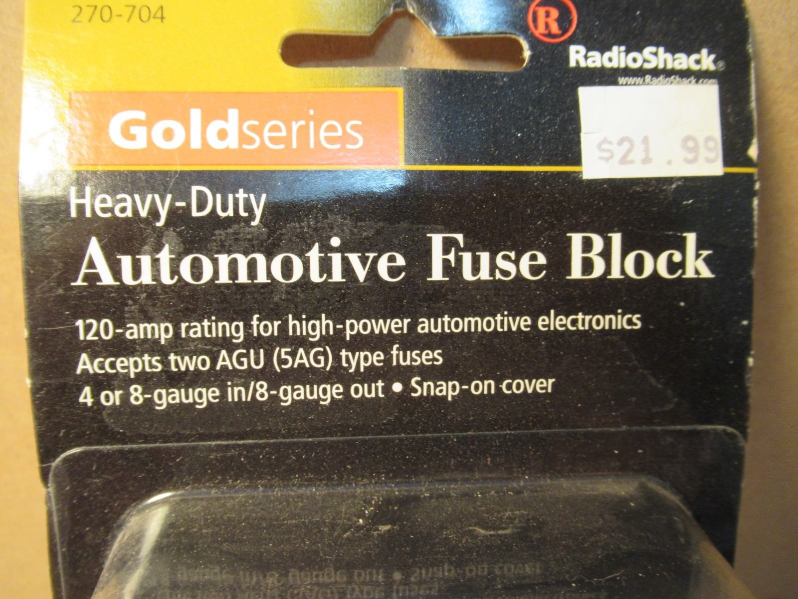 Automotive Fuse Block Gold Series NIP 24K Gold Plated Connectors Radio Shack