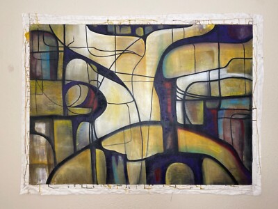 JOSE CLEMENTE GASCON Original Acrylic on Canvas with COA''La excelencia de lo....