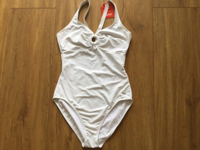 ESPRIT Badeanzug Neckholder Pusch Gr.38/40 schwarz NEU