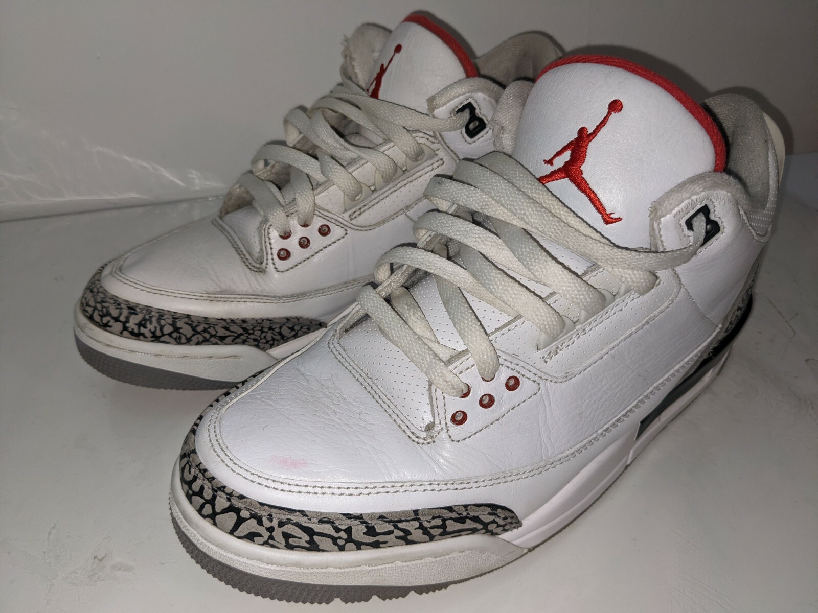 jordan 3 red cement fake