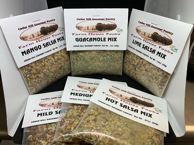 *Special* 3 Mixes, Mix or Match, 6 different mixes, Salsa's + Guac FREE SHIPPING