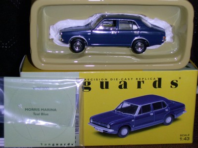 VA06300 CORGI/HORNBY VANGUARDS MORRIS MARINA TEAL BLUE. NEW.
