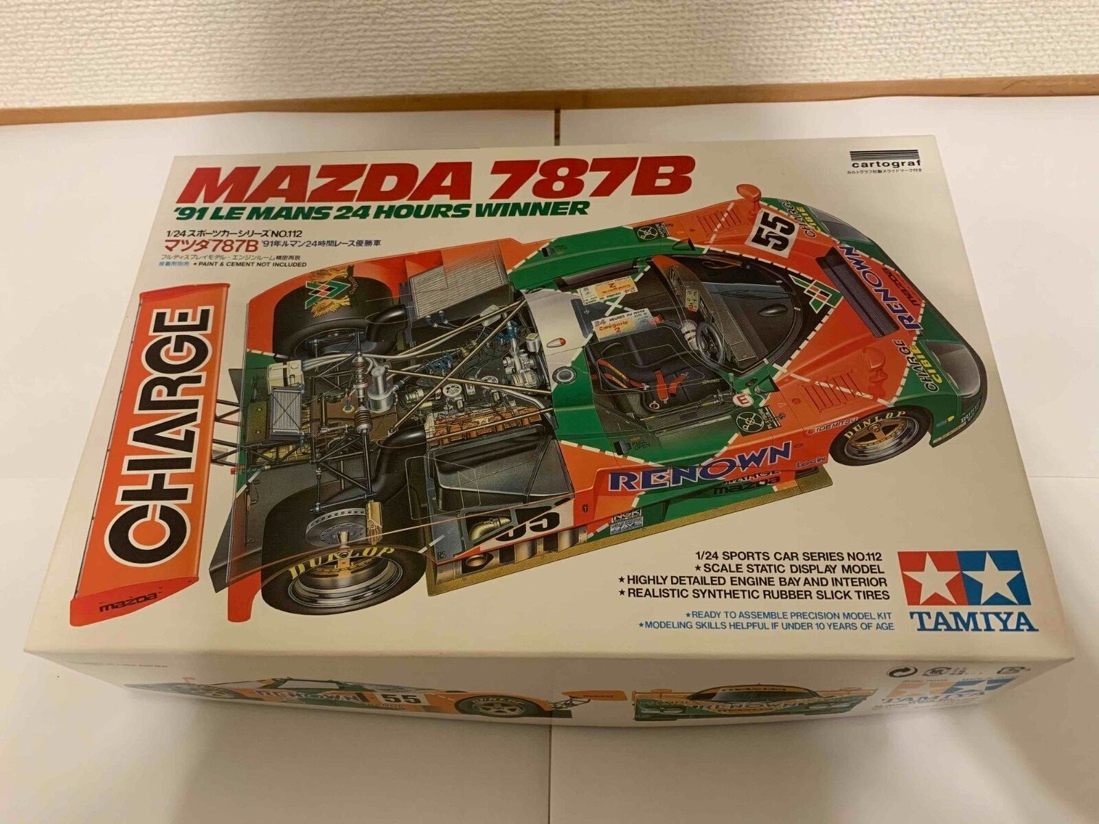 Tamiya 1/24 Mazda 787B 91' Le Mans 24h Winner Kit Japan Free