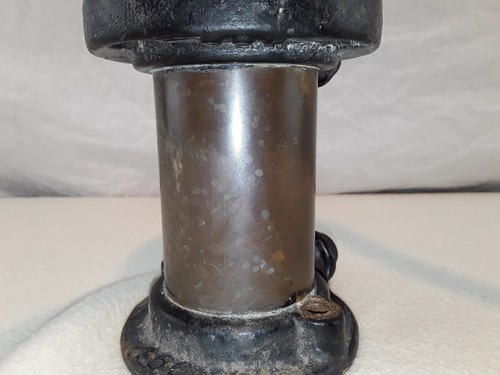 Antique Cast Iron Brass Sleeve Hand Pump Well Cistern ~CJ HARTLEY CO. Peoria ILL