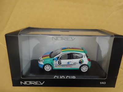 NOREV 1/43 RENAULT CLIO CUP 2006 N.6 J CAPSI RALLY DIECAST CAR 517533