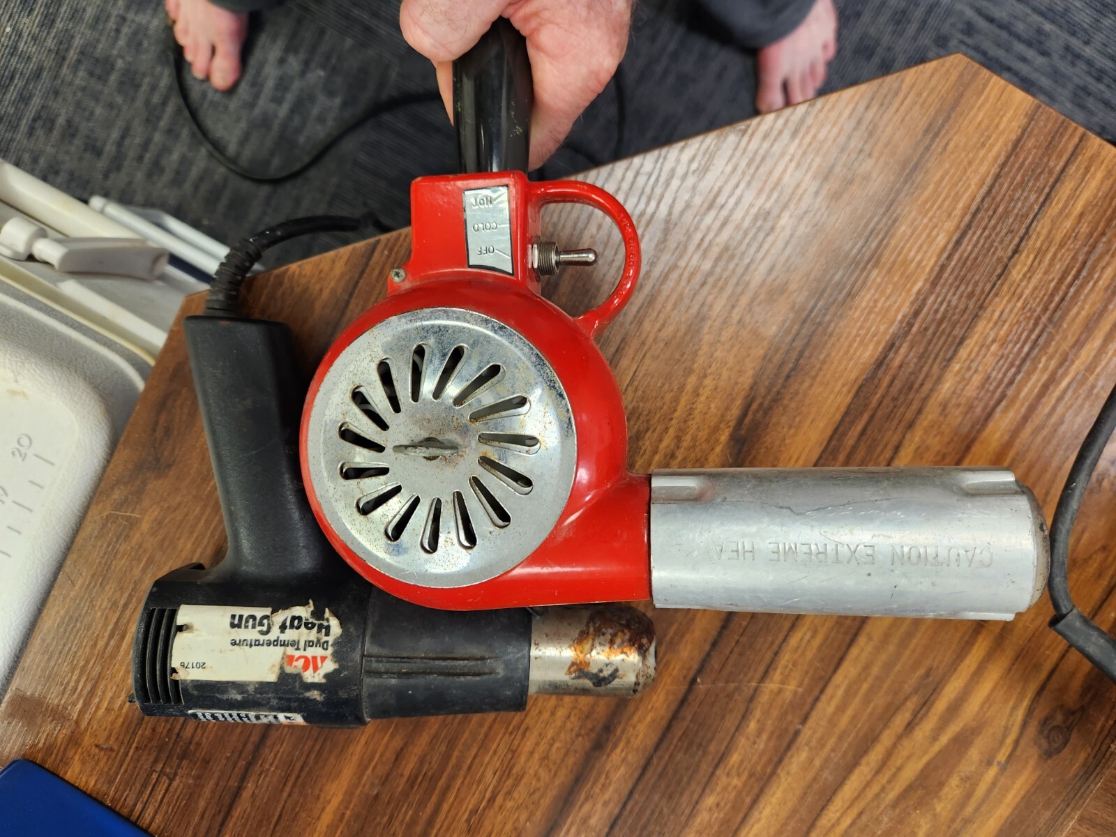 Milwaukee heat gun, Hot Cold Switches Model 750-X