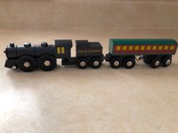 polar express wooden train