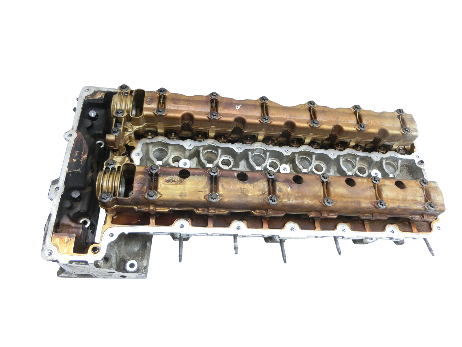 BMW E61 530xi LCI 07-09 3,0 200KW N53B30A Zylinderkopf Nockenwellenbrücke ohne Nockenwellen  - Bild 1