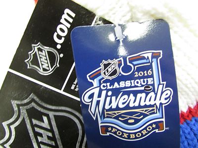 MONTREAL CANADIENS 2016 NHL WINTER CLASSIC REEBOK CUFFED POM KNIT HAT TOQUE