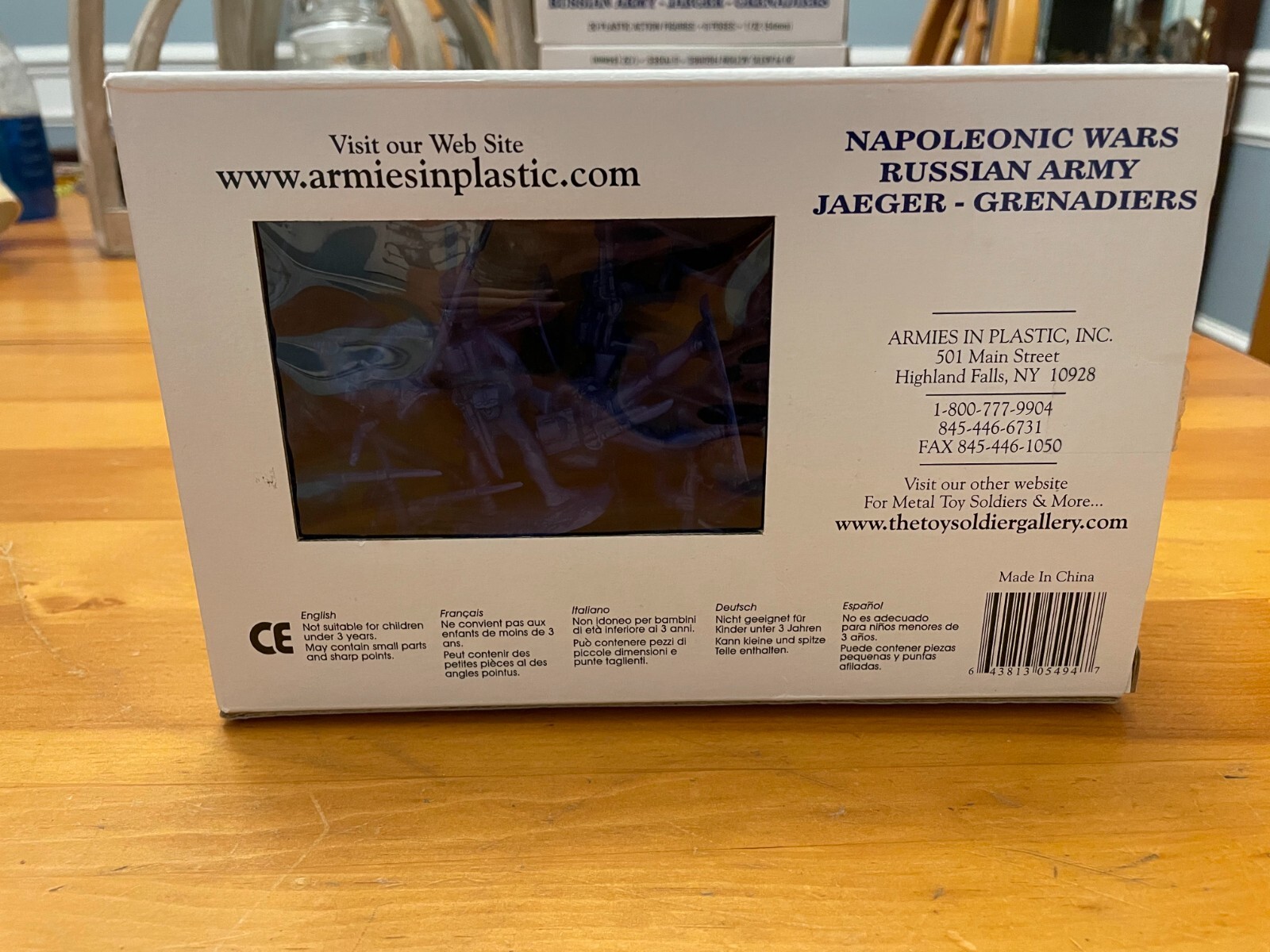 Armies in Plastic Napoleonic Wars Russian Army Jaeger-Grenadiers 1/32 54mm *note