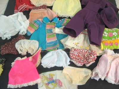 Vintage Lot 196039s Baby Doll Clothes Mattel Baby39s Hungry Panties Dresses