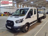 2022 FORD TRANSIT 350 EURO 6 ALLOY ONE-STOP RWD DRW CREW CAB TIPPER WITH AIR-CON