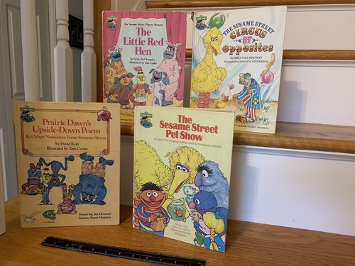 4 The Sesame Street Book Club Titles Hardcover | eBay