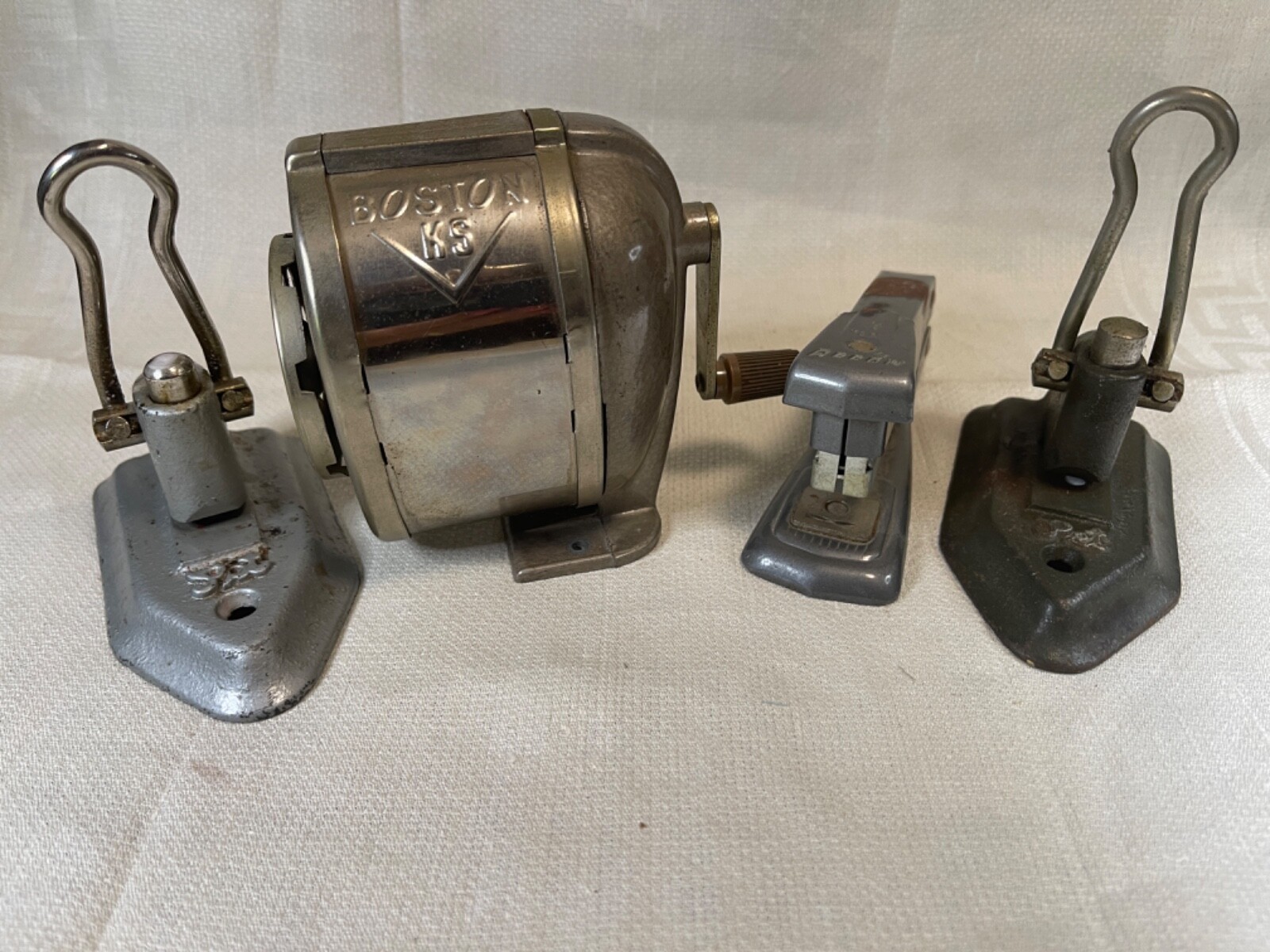 Vintage Arrow #25, Pet hole Punch & Boston KS Metal Pencil