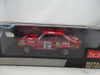 1:18 Sunstar 4436 Ford Escort Mk II RS1800 6 Winner 1976 Rally Rarity §