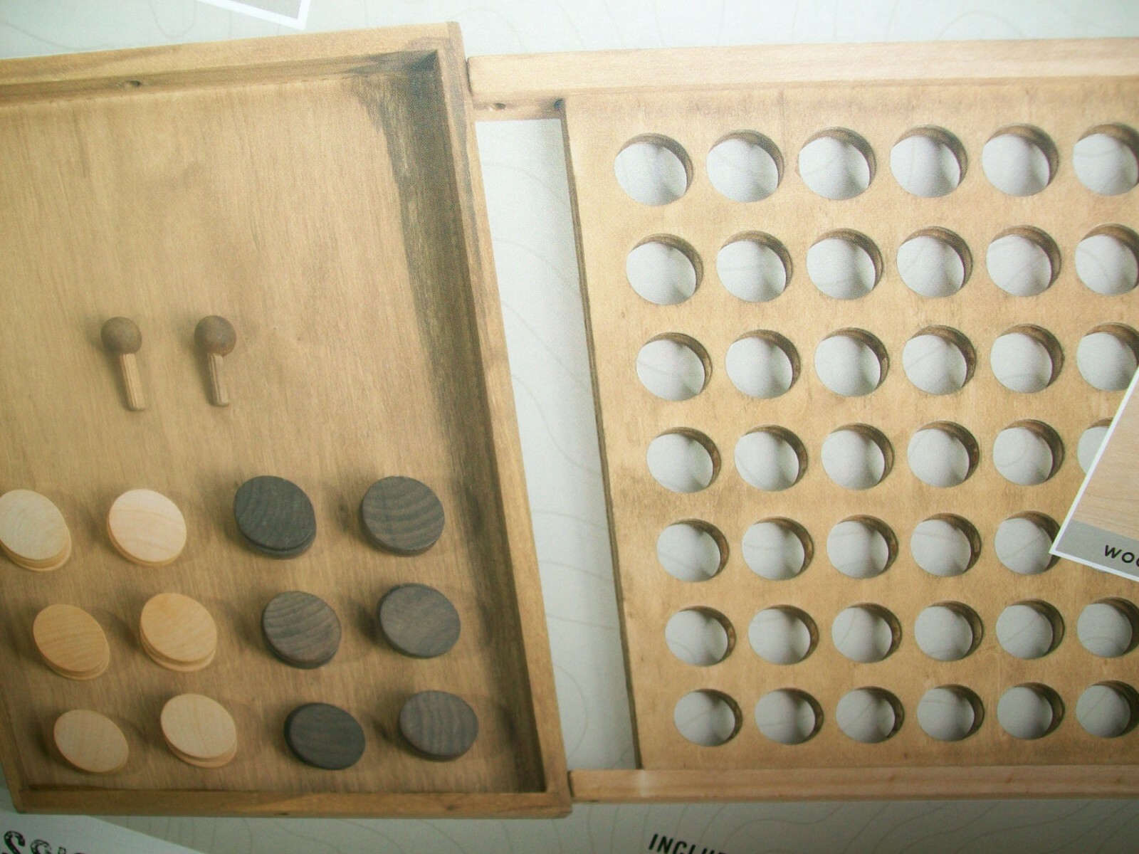 Meridian Point Classic Wooden Four in a Row