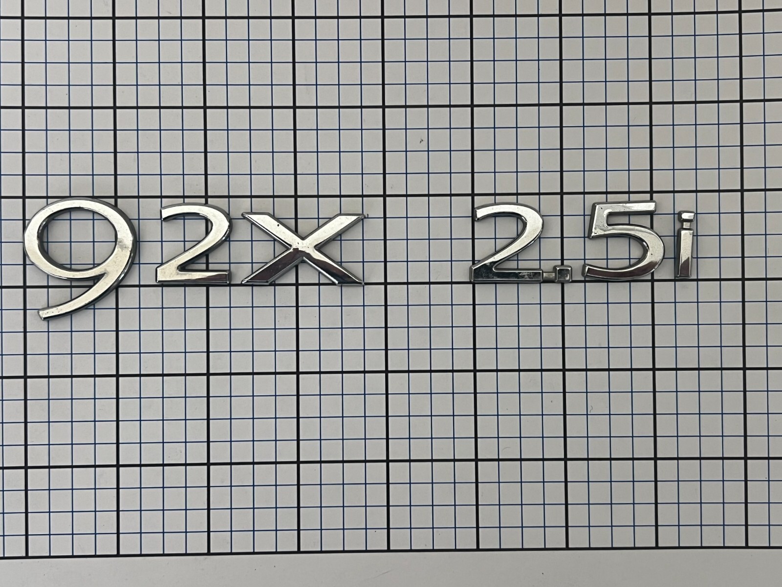 SAAB 9-2x 2.5i rear trunk emblem letters OEM | eBay