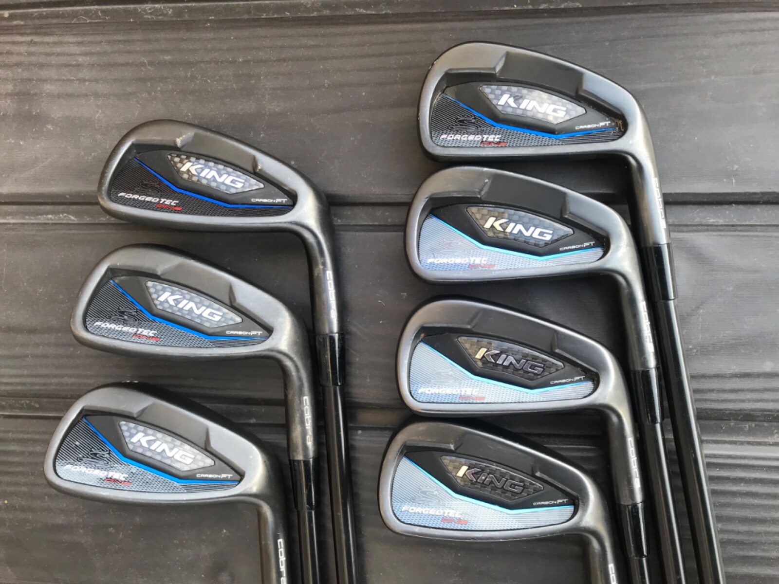 Set | Cobra King Forged Tec One Length Black Irons