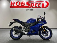 Yamaha YZF R125, blue in stock 2026 model