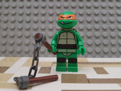miagolegno ミャゴレグノ LEGO Michelangelo Minifigure - Mutant Ninja Turtles TMNT
