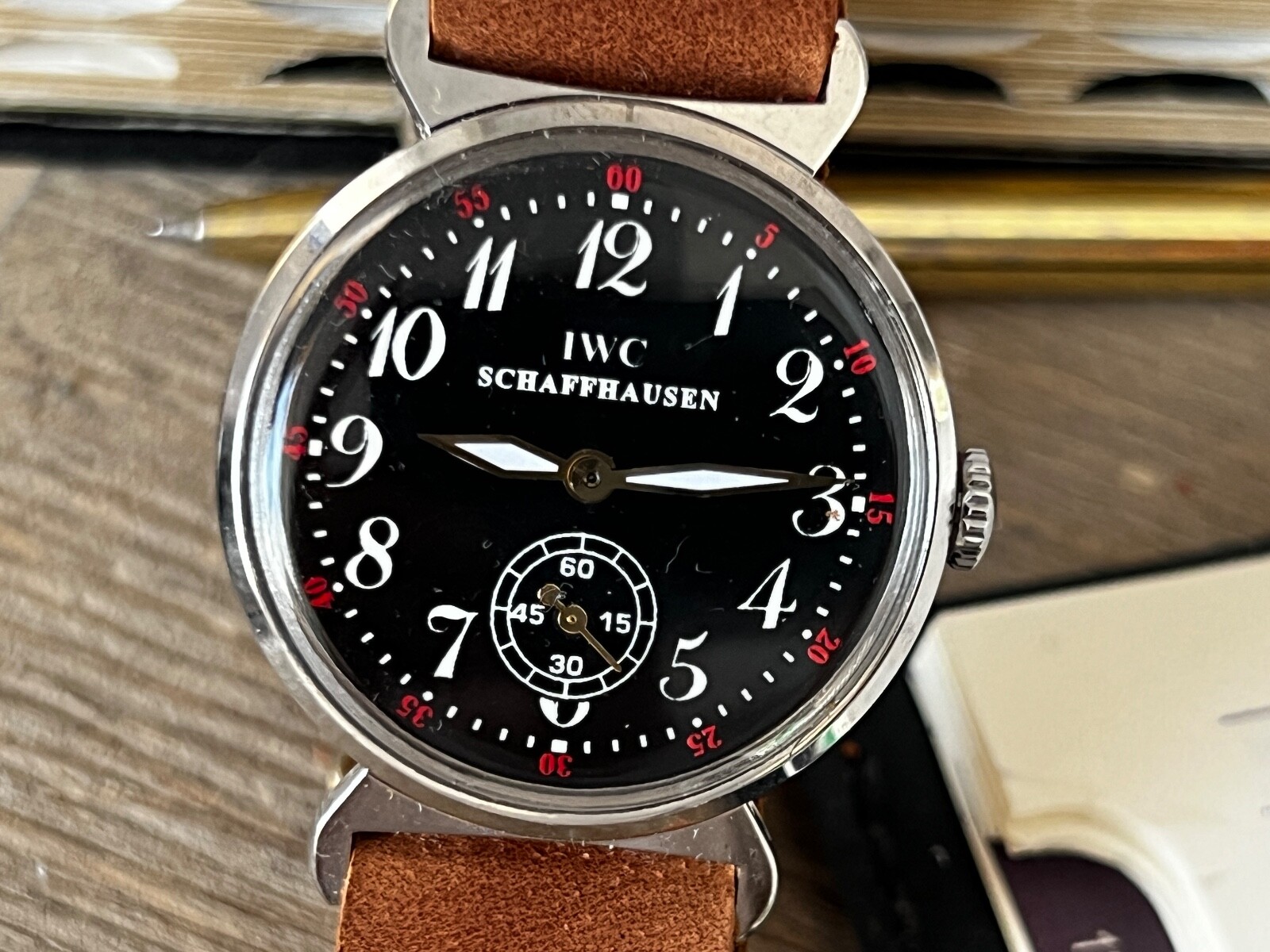 Pobeda iwc schaffhausen watch deals