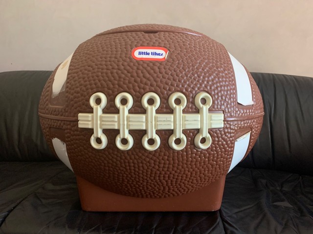 little tikes football toy box new