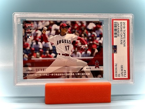 2018 Topps Now 210J Shohei Ohtani Japanese PSA 10 Gem Mint