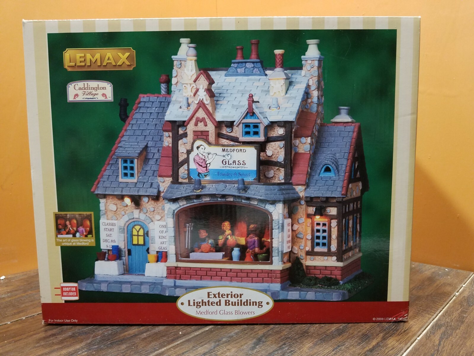 NEW Lemax Medford Glass Blower Art School Shop Christmas