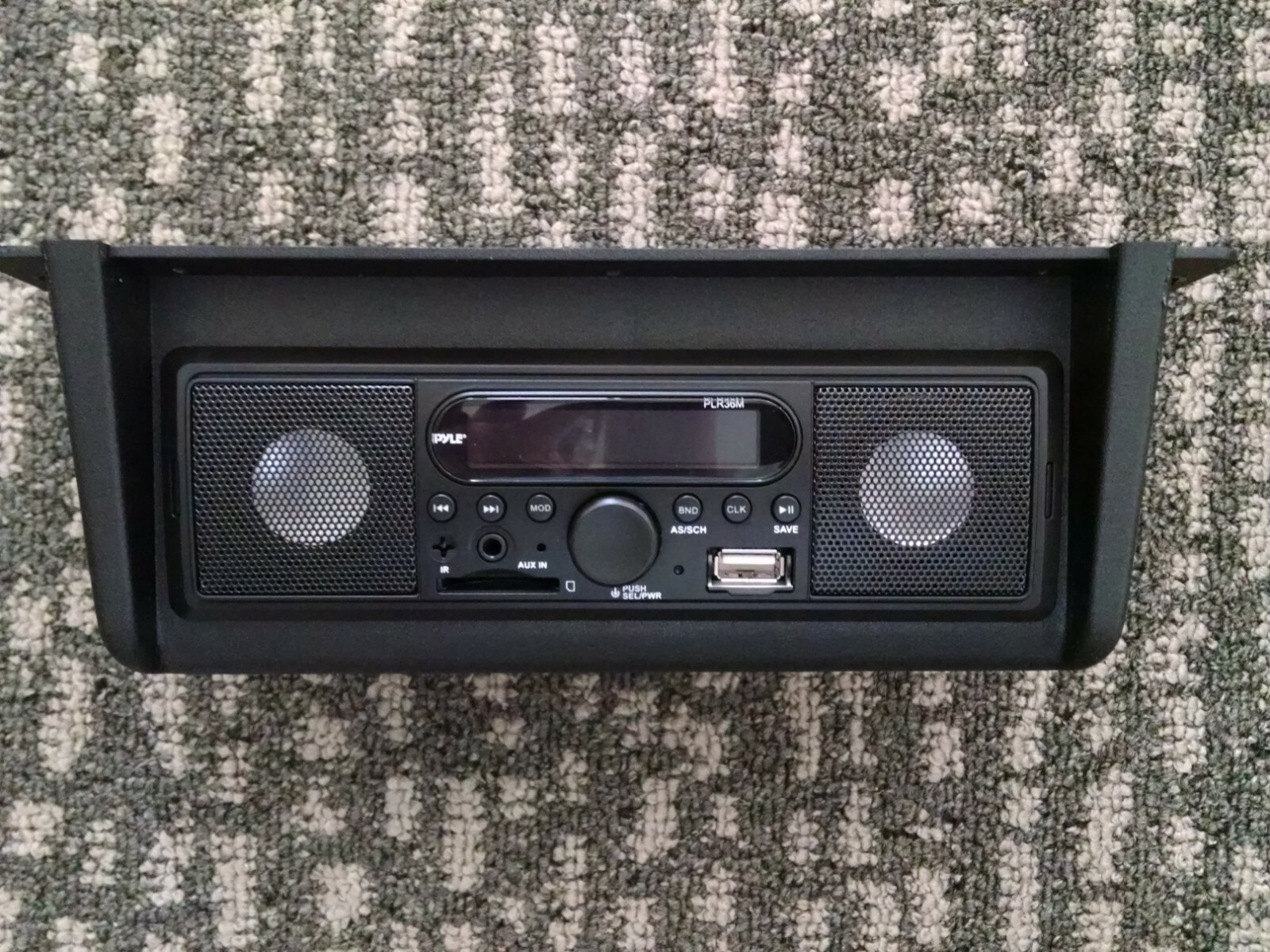 Universal Din Am Fm Stereo Radio Mount Mounting Mid Siz Bracket Below