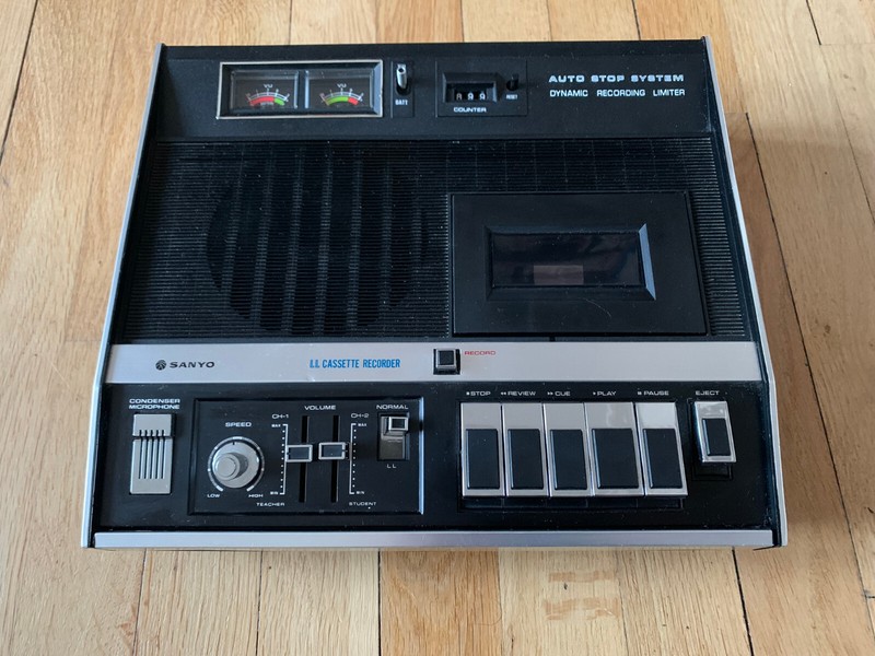 Lecteur K7 Ll Cassette Tape Recorder Sanyo Model M2508z