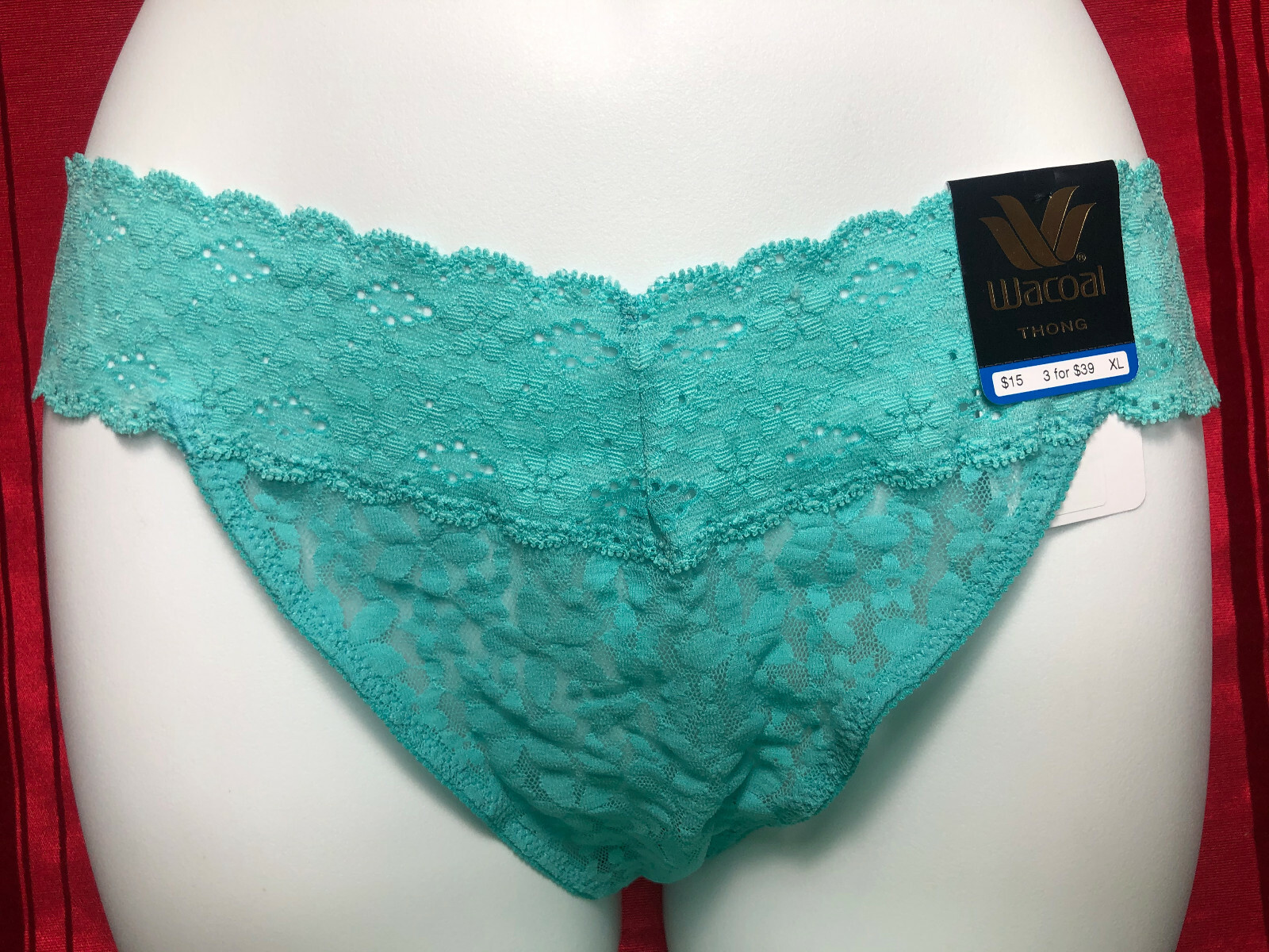 WACOAL HALO LACE THONG PANTY CHOOSE YOUR COLOR AND SIZE S ,M,L, XL