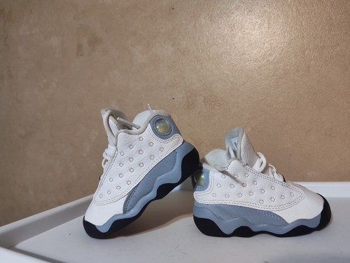 jordan 13 retro Unisex Baby Shoes Size 4c Boy Girl Lite Blue