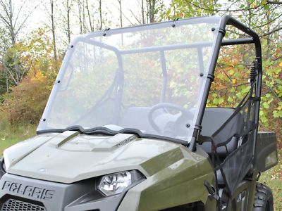 SuperATV Full Windshield for Polaris Ranger Midsize 400 / 500 / 800 / EV