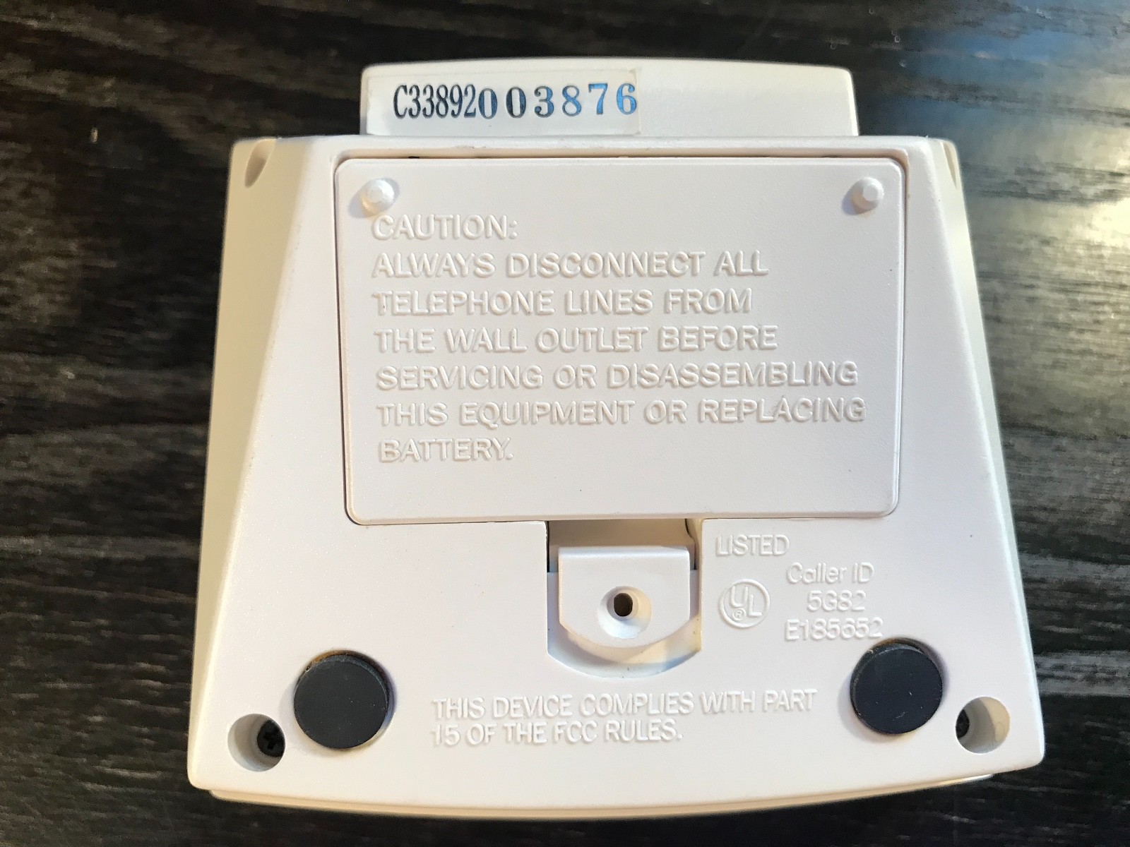 Vintage Bell Atlantic Caller ID Model 50N - with Instructions