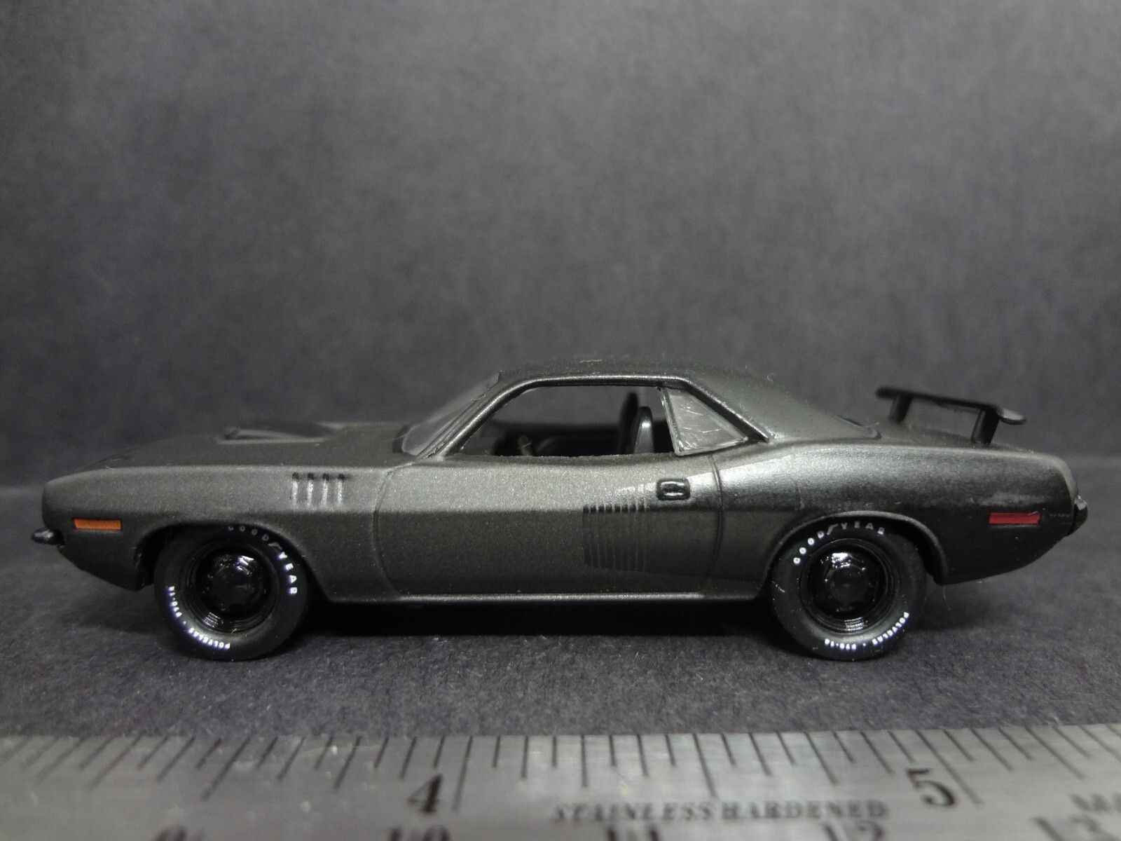 M2 Machines 1971 Plymouth Cuda matte black Loose 1:64 | eBay