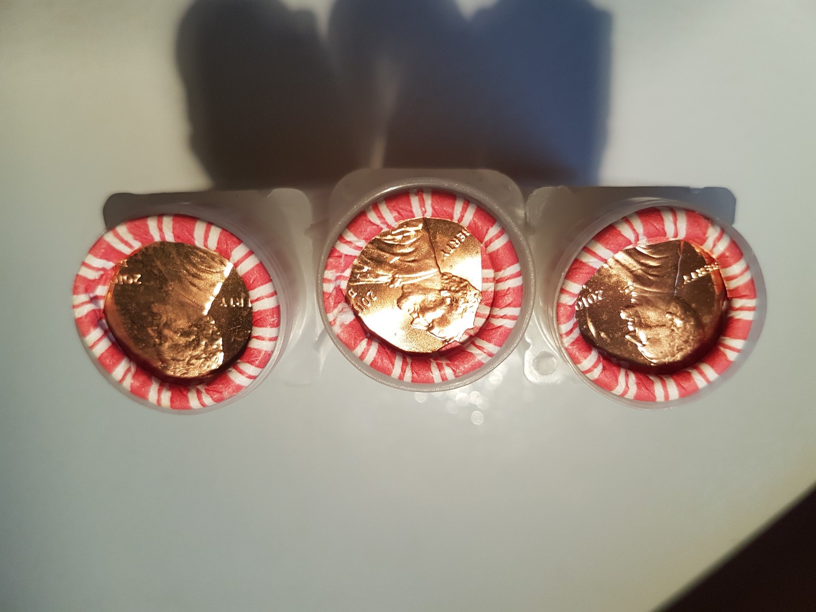 3 X 2010 D LINCOLN SHIELD CENT ROLL ORIGINAL BANK WRAPPED FIRST YEAR OF ISSUE