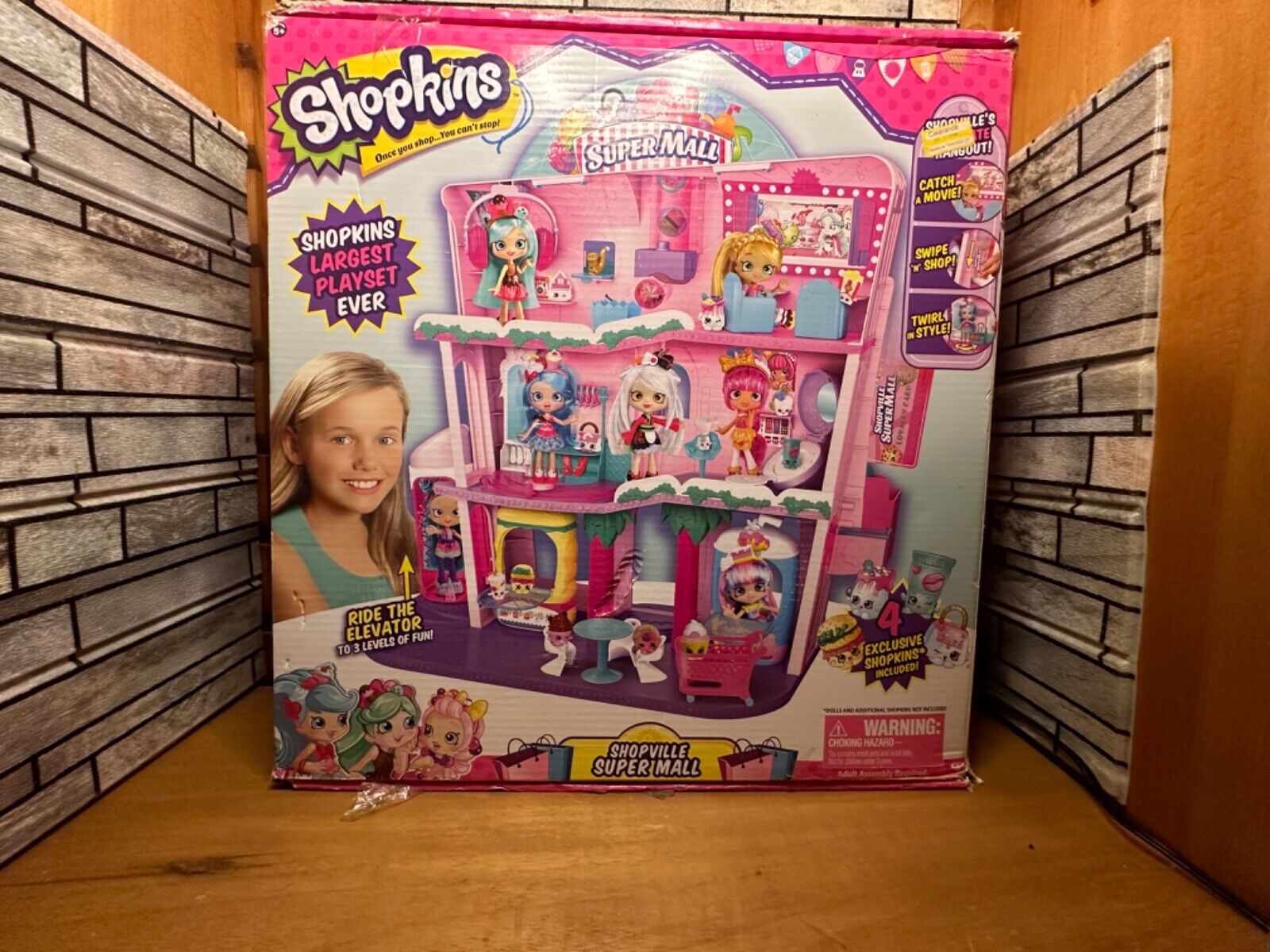 Shopkins FD42B853 XL Super Mall w Accessories Free Daily QuikShip 630996576267 eBay