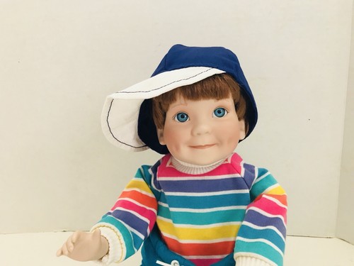 10” Danbury Mint Elke Hutchens Porcelain Christopher Boy Doll Boys Will Be Boys