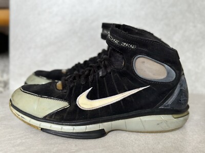 Nike Air Zoom Huarache 2K4 Black Silver 2004 308475 012 Size 9 kobe