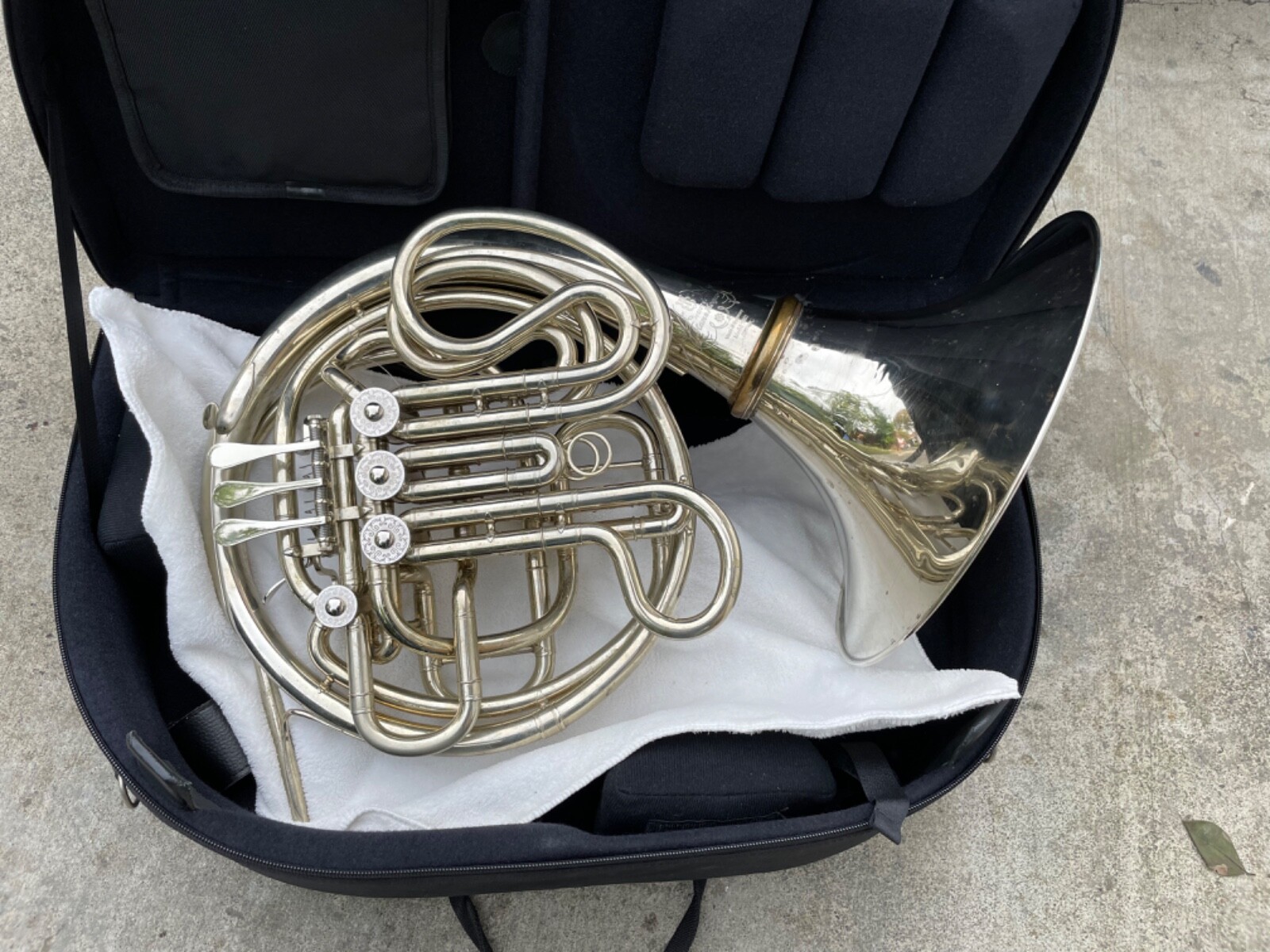 Hans Hoyer シングルホルン ケース付 フレンチホルン ハンスホイヤー