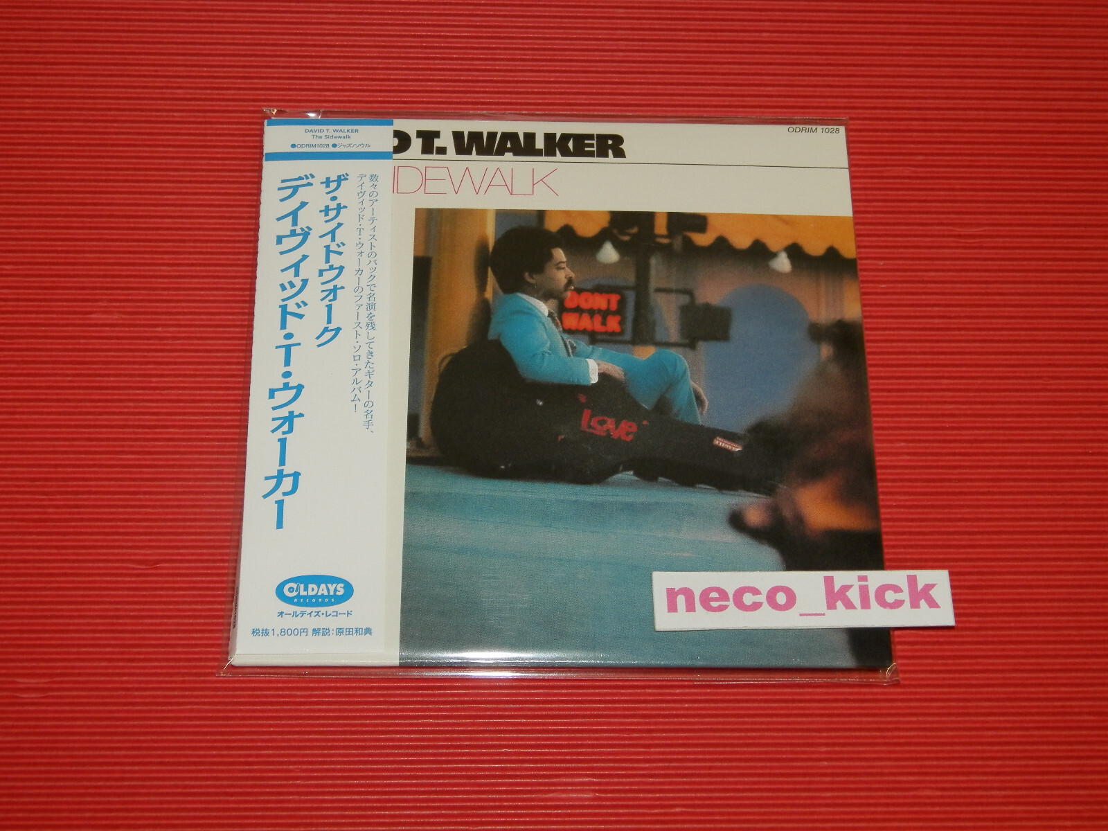 ★ＵＳオリジナル盤★『サイドウォーク』DAVID T. WALKER David T. Walker / デヴィッド・ティー・ウォーカー / The