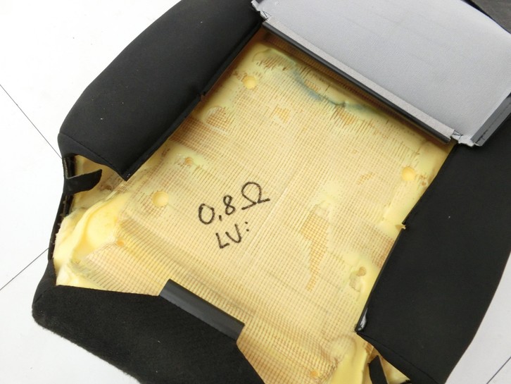 Peugeot 208 I 12-15 5T Sitzbezug Rückenpolster Links Vorne für Fahrer Sitz beheizt  - Bild 5