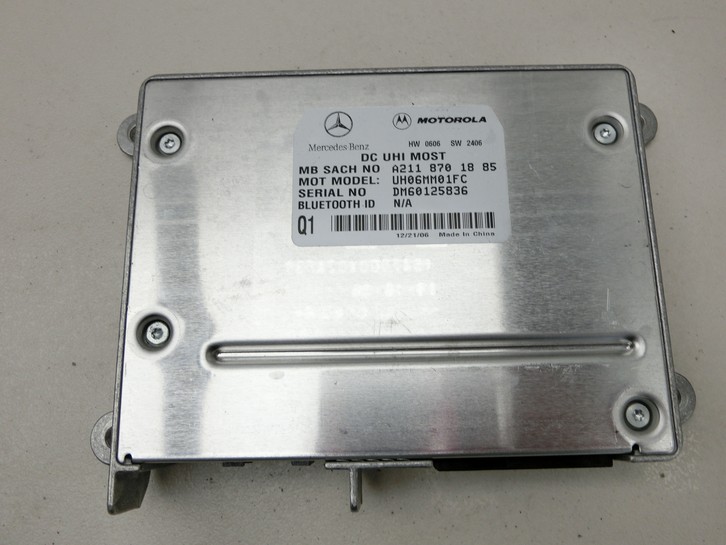 Mercedes CL203 C180 Steuergerät ECU Modul DC UHI Most Bluetooth Telefon  - Bild 2