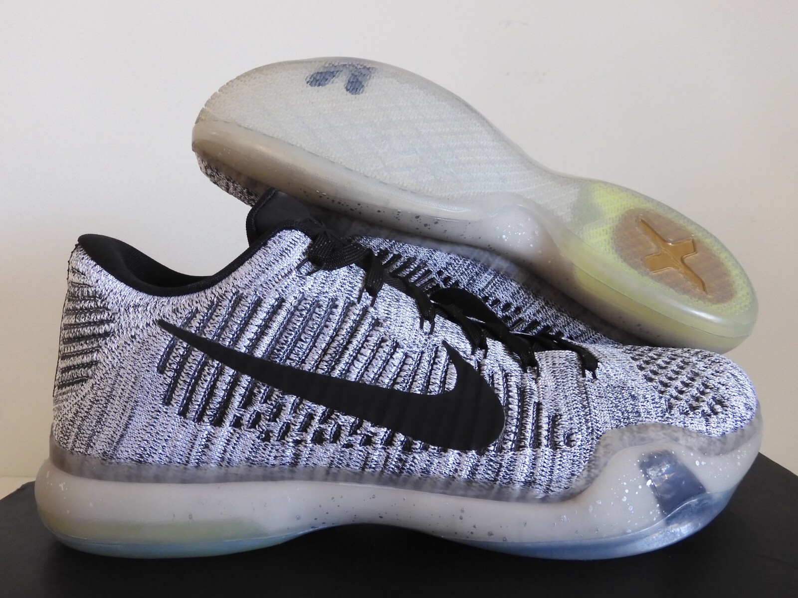 シューズ(男性用) Kobe X Elite Low iD Flyknit Multi-Color VERY RARE NIKE ID KOBE BRYANT ELITE XI 11 LOW MEN'S SIZE US9
