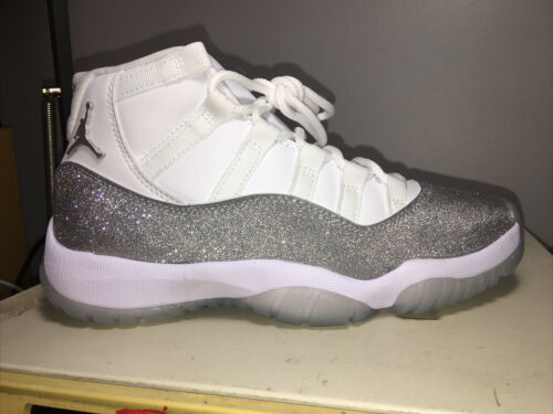 Black sparkle jordan 11s best sale