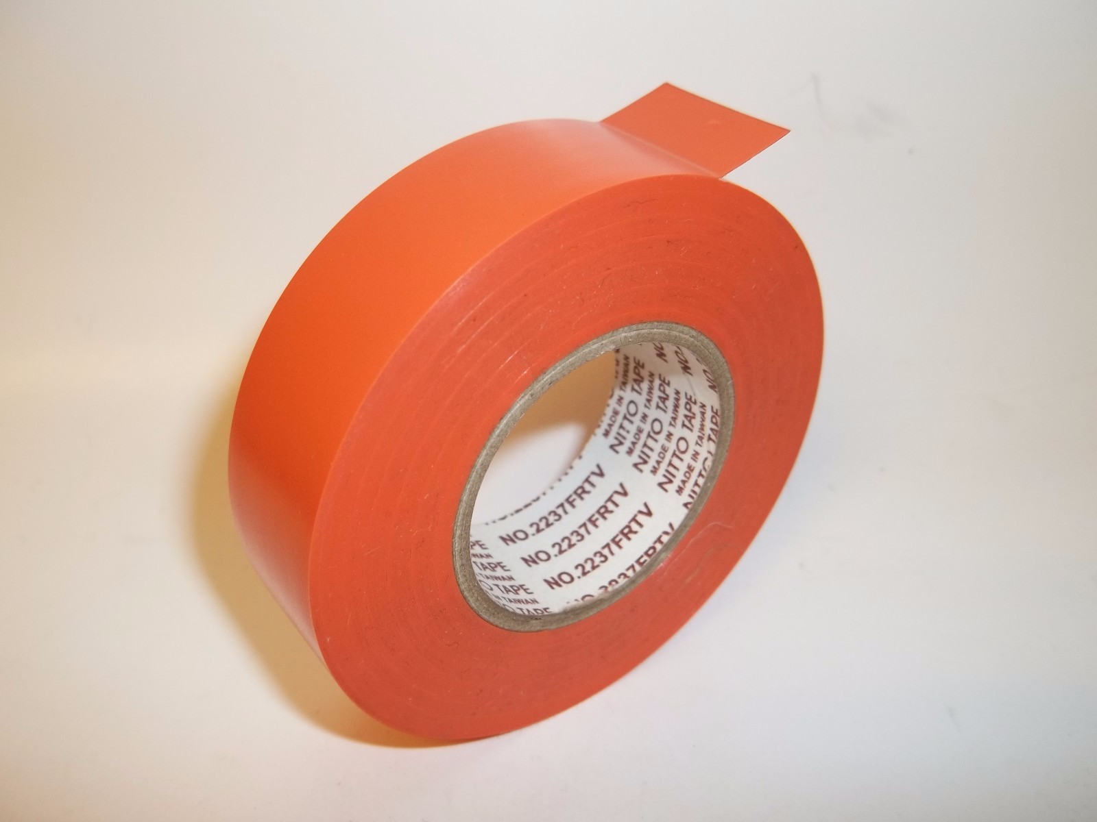 10 PCS, NITTO 2237FRTV PVC ORANGE ELECTRICAL TAPE, HIGH TEMP 10 PCS, NITTO 2237FRTV PVC ORANGE ELECTRICAL TAPE, HIGH TEMP