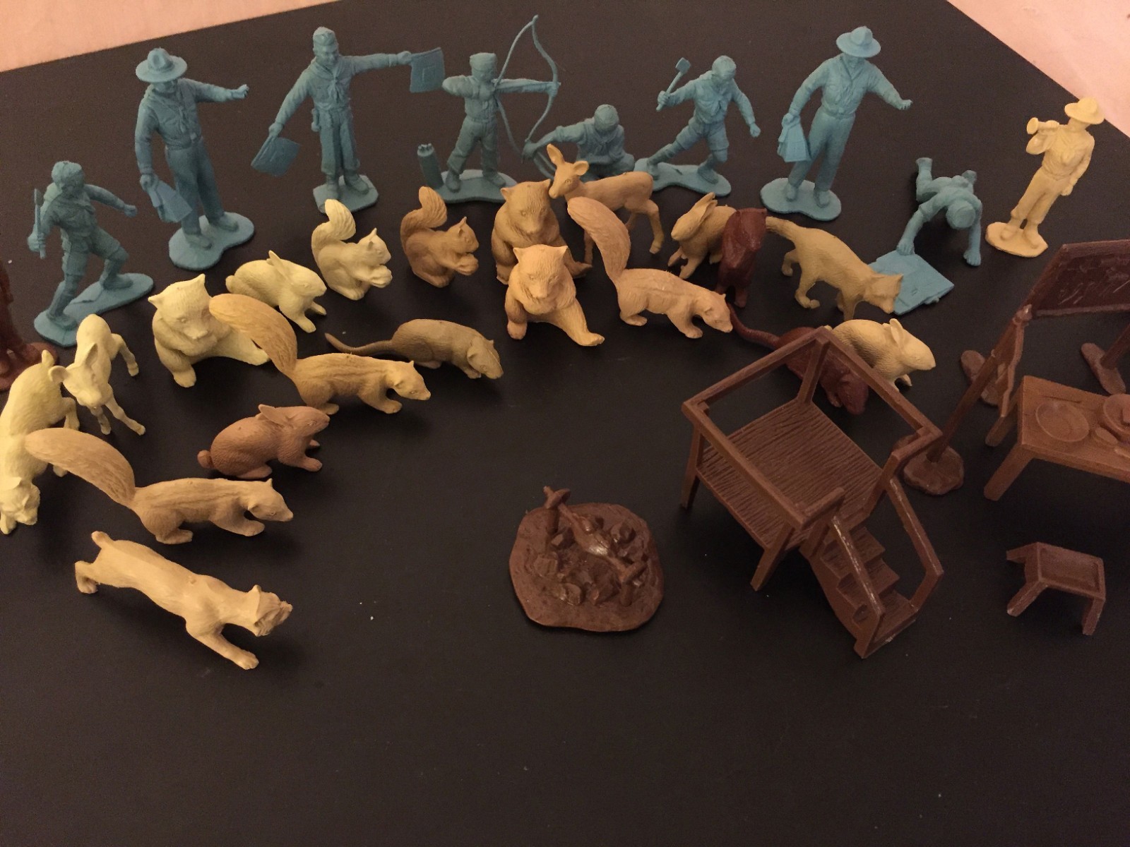 Marx Original-Vintage Boy's Camp Playset Figures & Accessories