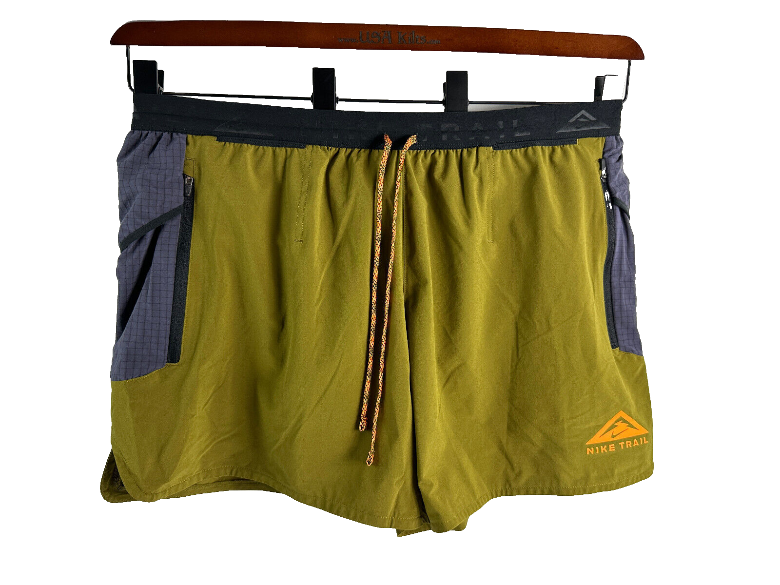 Nike Trail Second Sunrise 5inch Running Shorts Olive Flak